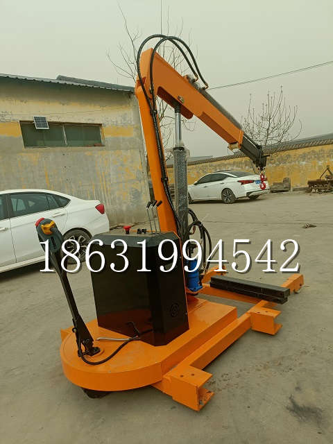 钦州市自卸车厢随车吊 自制轮式四不像起重机 四驱平板吊 5吨 贵盛